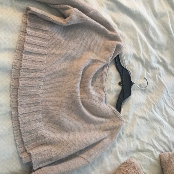 Crop long sleeve sweater - Picture 2 of 3
